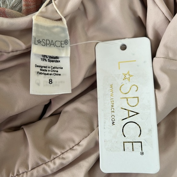 NWT L’SPACE Phoebe Lurex Cutout One-Piece Swimsuit in All Swirled Up size 8 - Picture 13 of 13